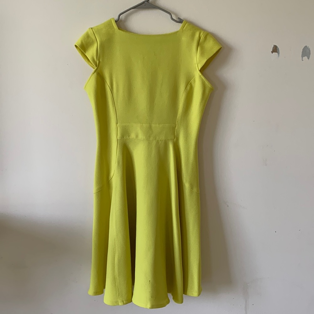 Bright yellow A-Frame Dress